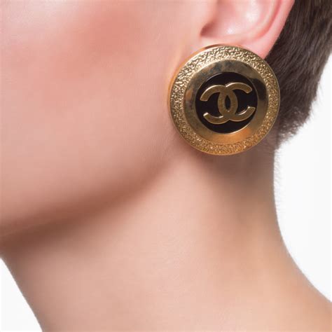 chanel vintage earrings uk